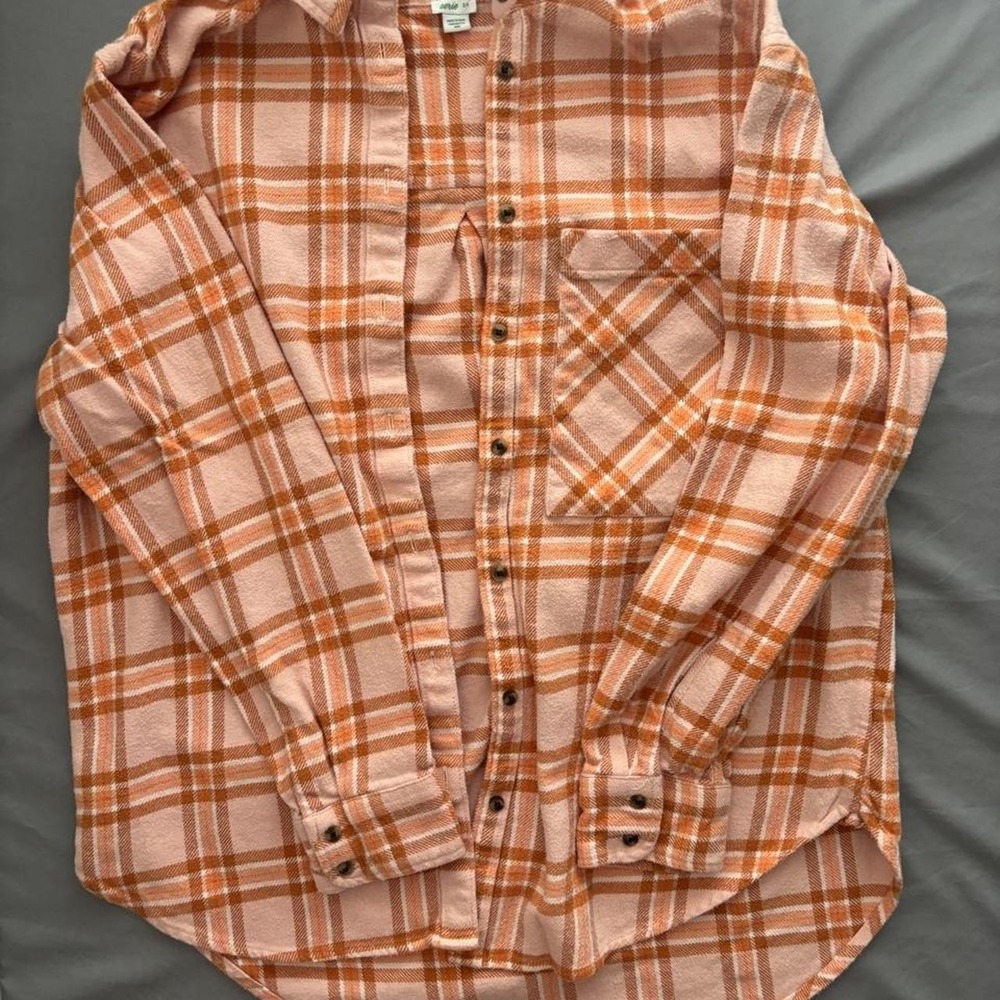 Aerie flannel button down long sleeve flannel